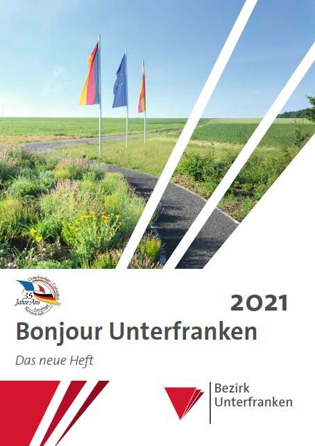 Cover der Publikation Bonjour Unterfranken 2021